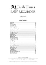 Load image into Gallery viewer, 30 Irish Tunes For Easy Recorder
