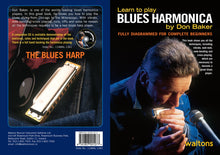 Load image into Gallery viewer, Learn to Play the Blues Harmonica Book by Don Baker