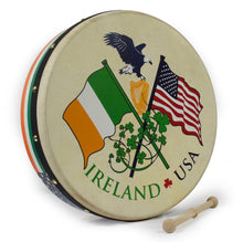 Load image into Gallery viewer, 15" Waltons Irish Bodhran with USA Flag Design