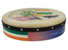 Load image into Gallery viewer, 15" Waltons Irish Bodhran with USA Flag Design