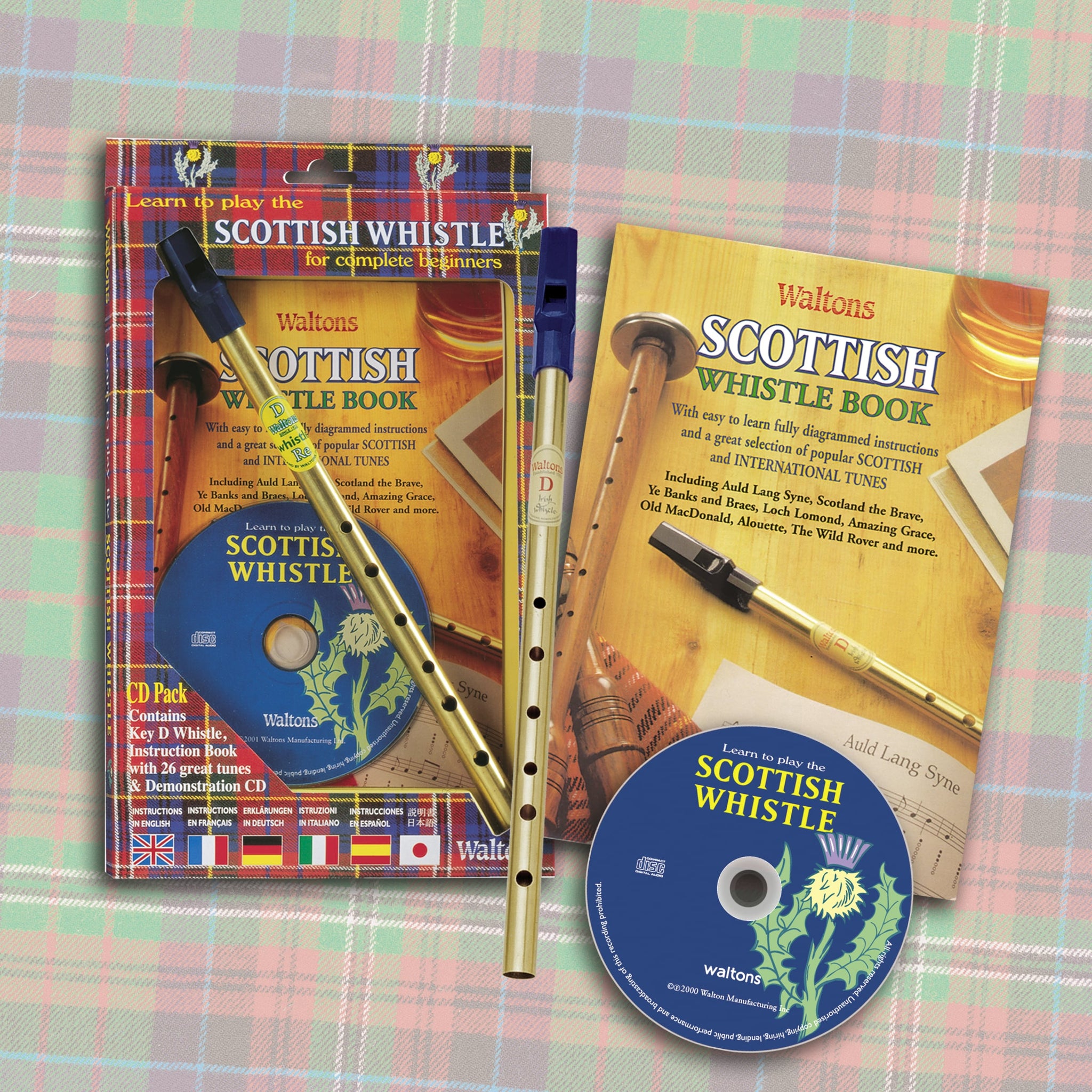 Tin Whistle D - Edinburgh Castle Scottish Imports
