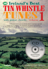 Load image into Gallery viewer, 110 Ireland&#39;s Best Tin Whistle Tunes Vol 1 Book / Book &amp; CD
