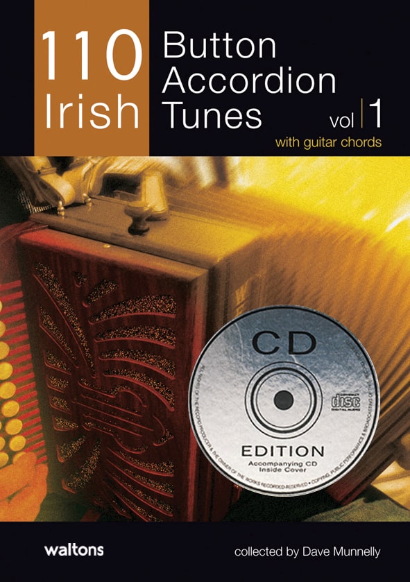 110 Irish Button Accordion Tunes Book / Book & CD Vol 1